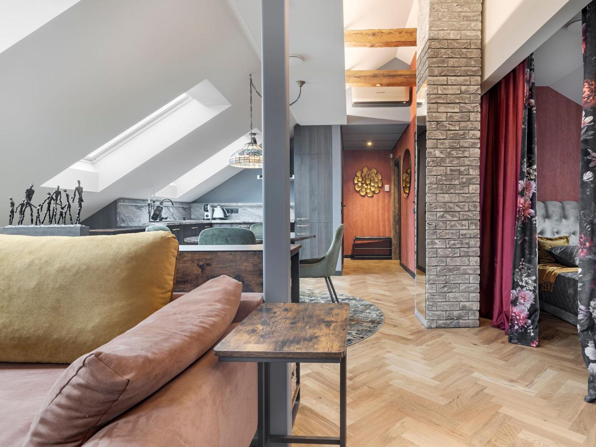 Cozy Penthouse Apartment Вилнюс Екстериор снимка